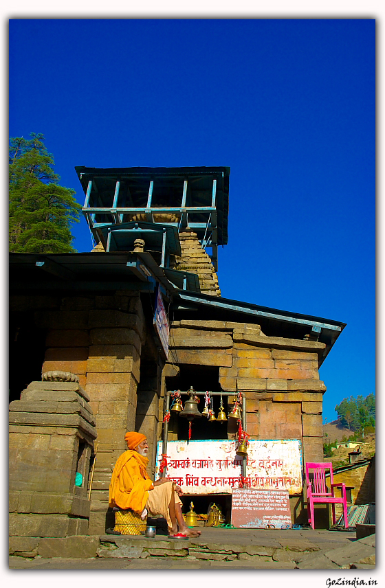 The temple at Jageshwar near Almora