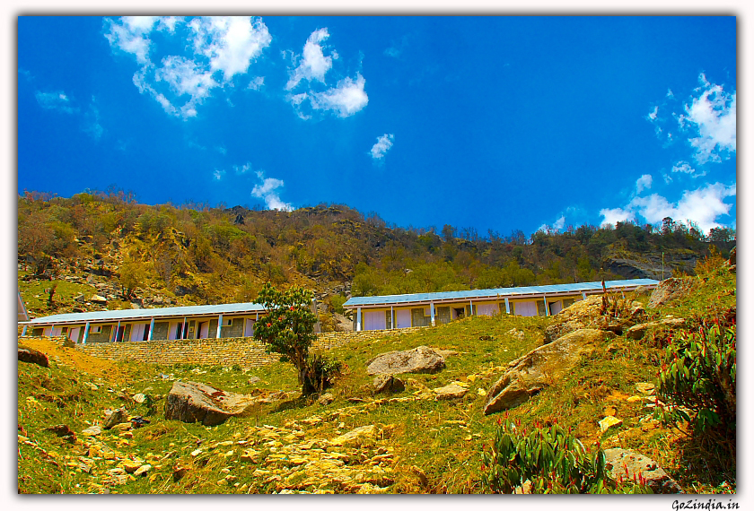 The guest house at Khaliya top.