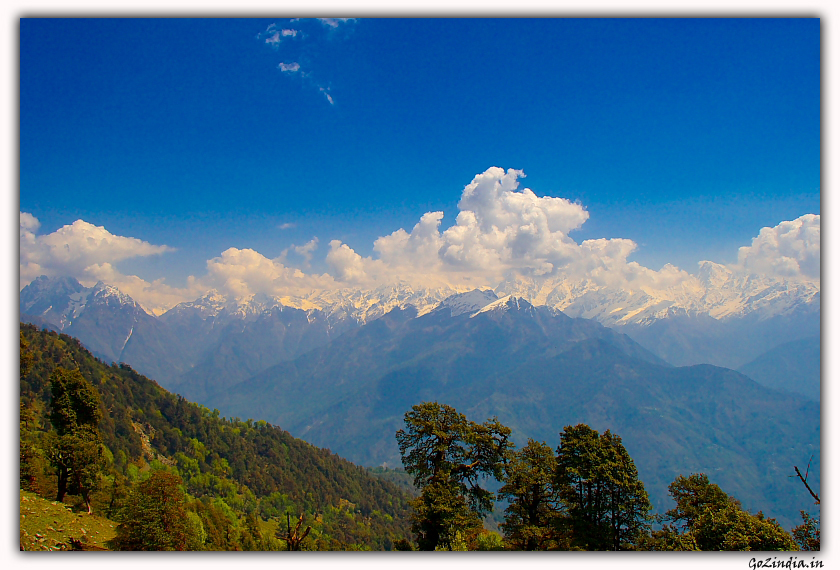 View from Khaliya top Munsiyari