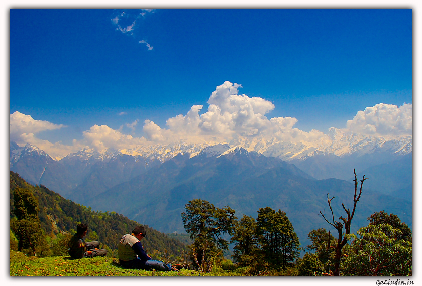 View from Khaliya top Munsiyari