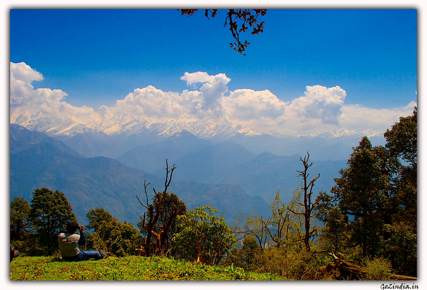 View from Khaliya top Munsiyari