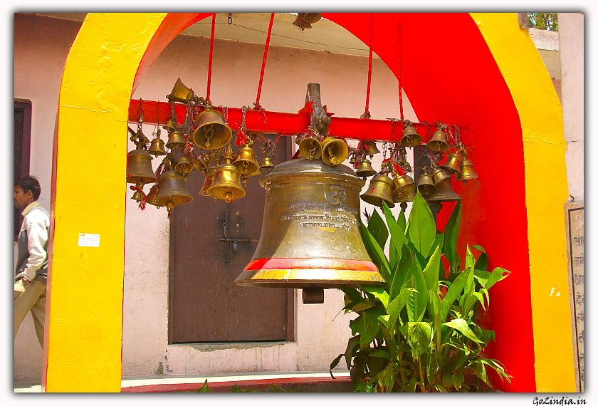 The Golu devi temple in Uttarakhand