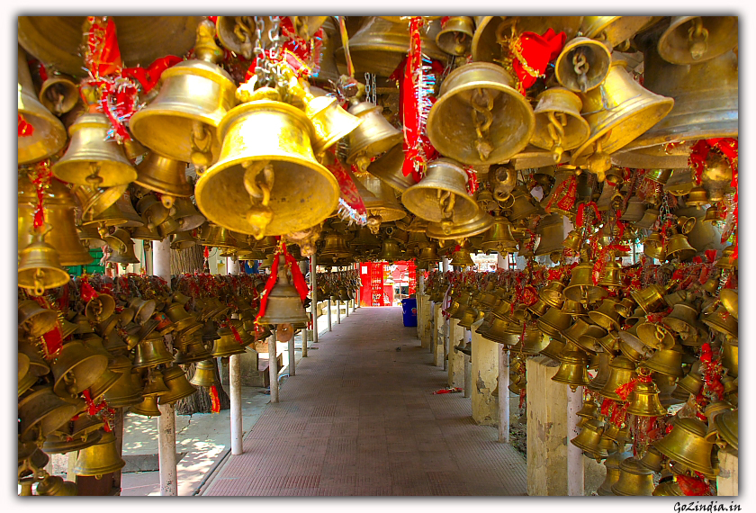 The Golu devi temple in Uttarakhand