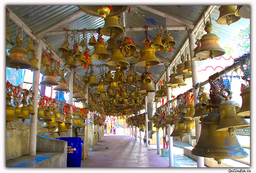 The Golu devi temple in Uttarakhand