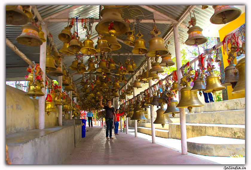 The Golu devi temple in Uttarakhand