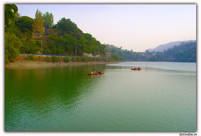 View of Bhimtal lake 