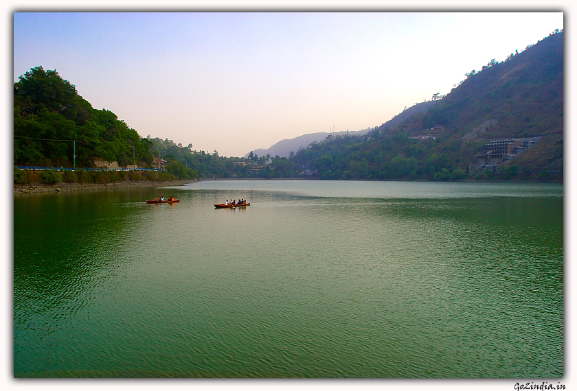 The Bhimtal lake