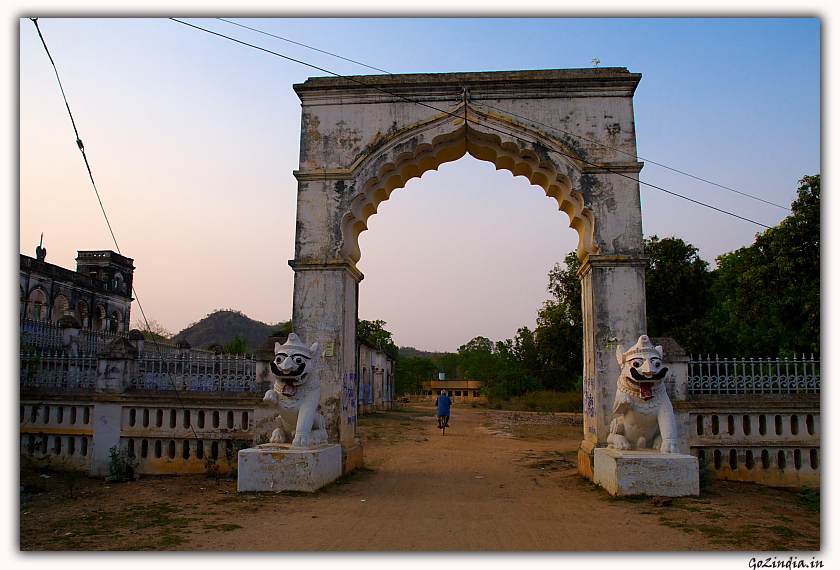 Main entrance gate of Daspalla palace 
