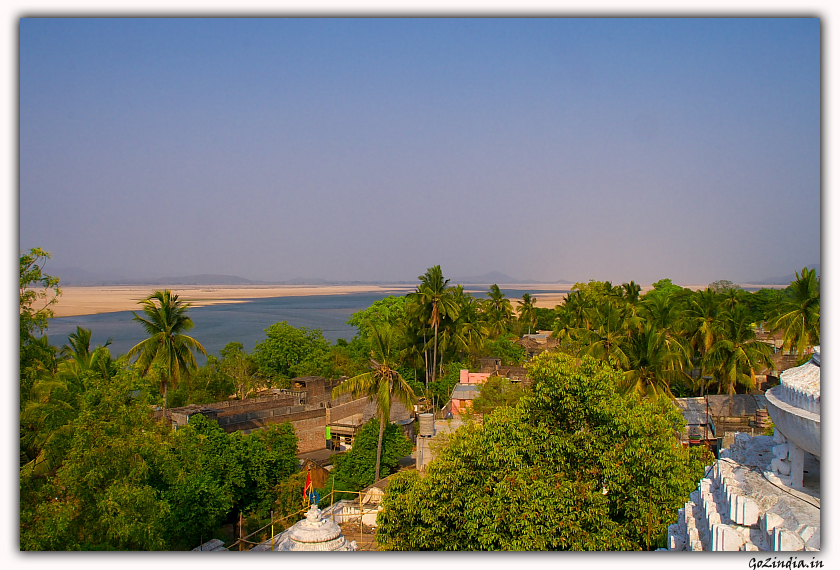 View of Mahanadi river from Kantilo Jagannath temple