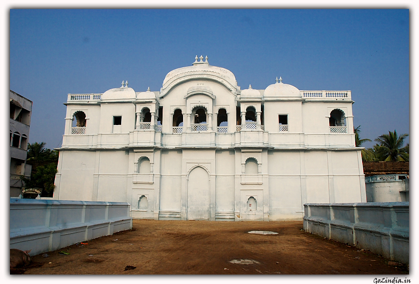 Front side of Vizinagaram palace in Andhra Pradesh