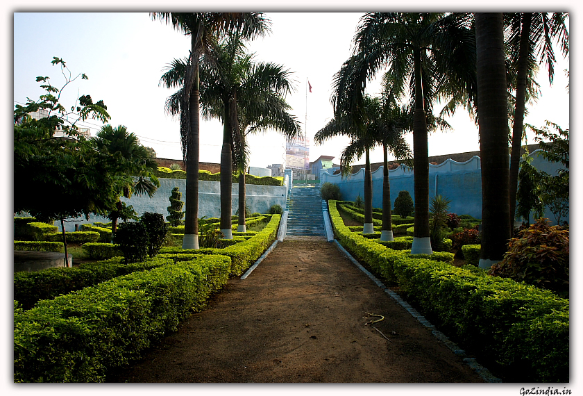 Garden inside Vizianagaram palace