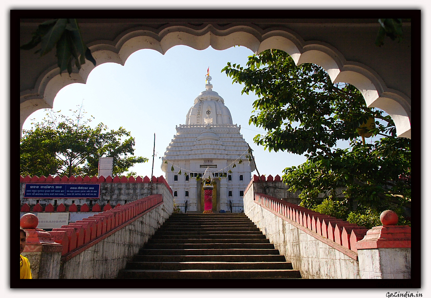 Steps in front Jagannath temple Koraput
