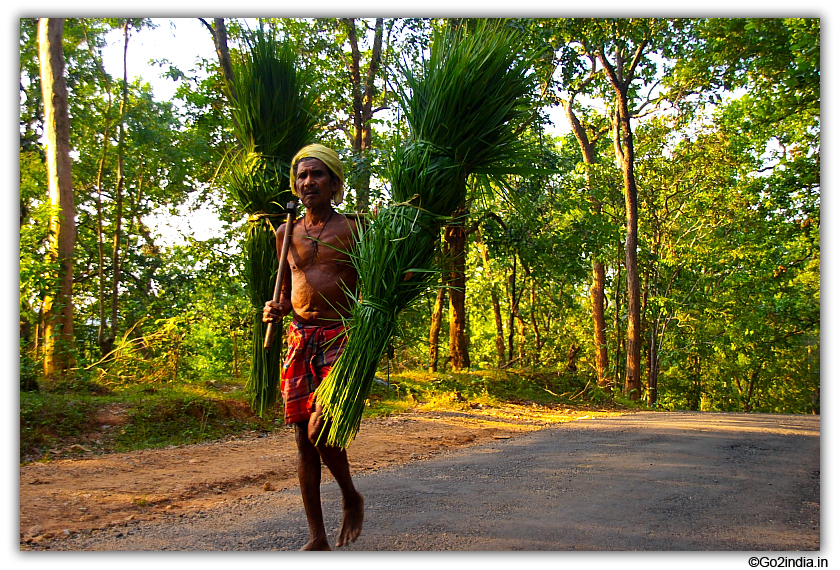 Local tribe at Gupteswar near Baipariguda 