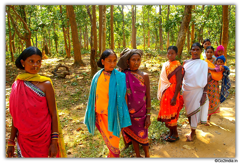Tribes near Baipariguda on the way to Gupteswar temple 