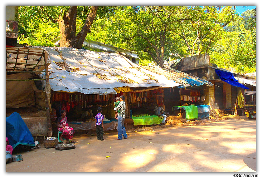 Local market near Gupteswar temple