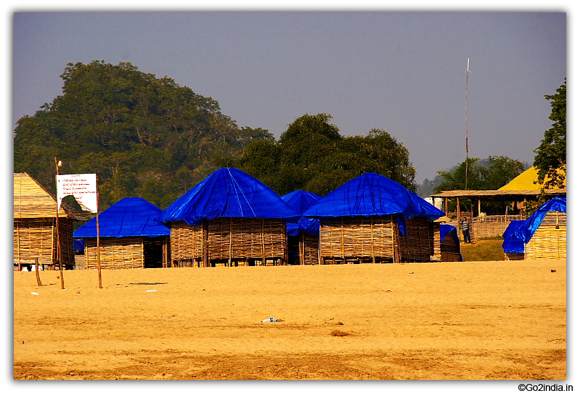 Kolluru Bamboo Huts by the side of River Godavari