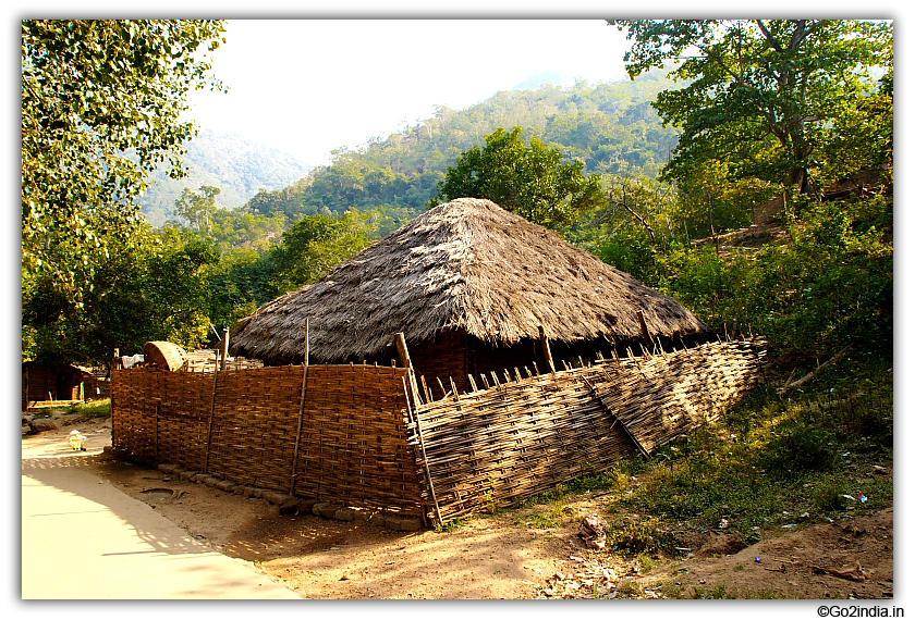 Tribals huts at Perantalapalli