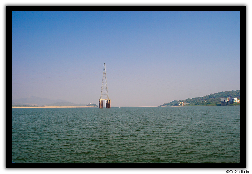 Power transmission line across River Godavari 