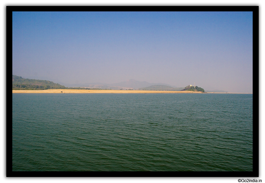 Maha Nandiswara temple from a distance