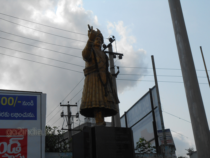 Statue of the king at Rajahmundry 