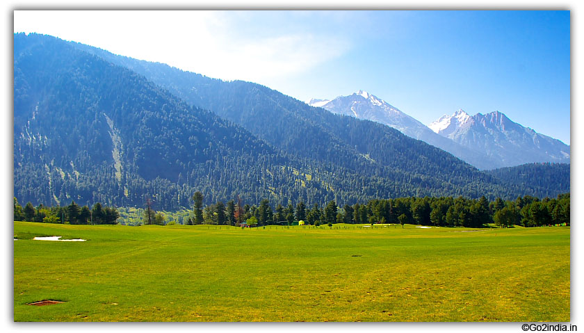 Green field at Pahalgam