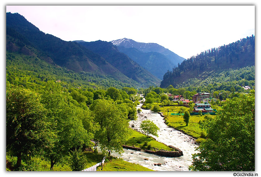 River and valley at Pahalgam