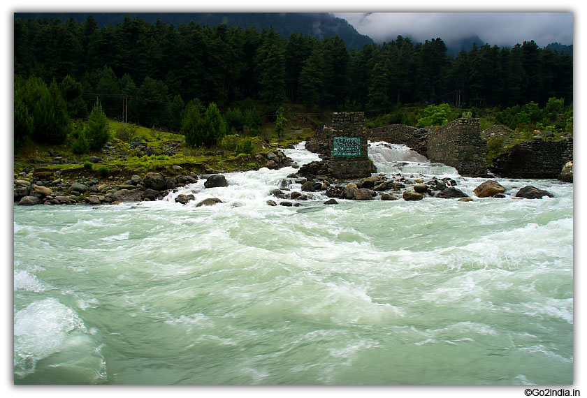 River at Pahalgam - towards Anantanag road