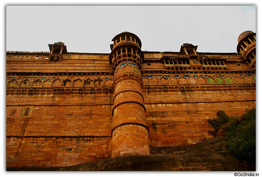 Wall of the Gwalior fort