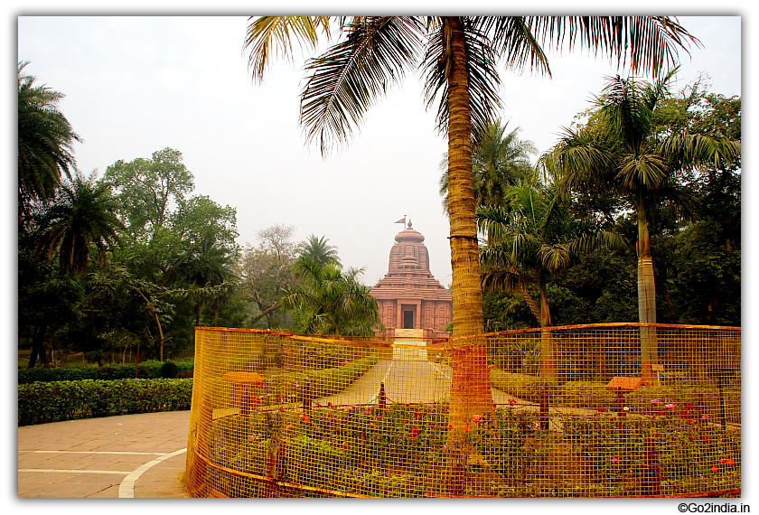 Front view of Sun temple from a distance