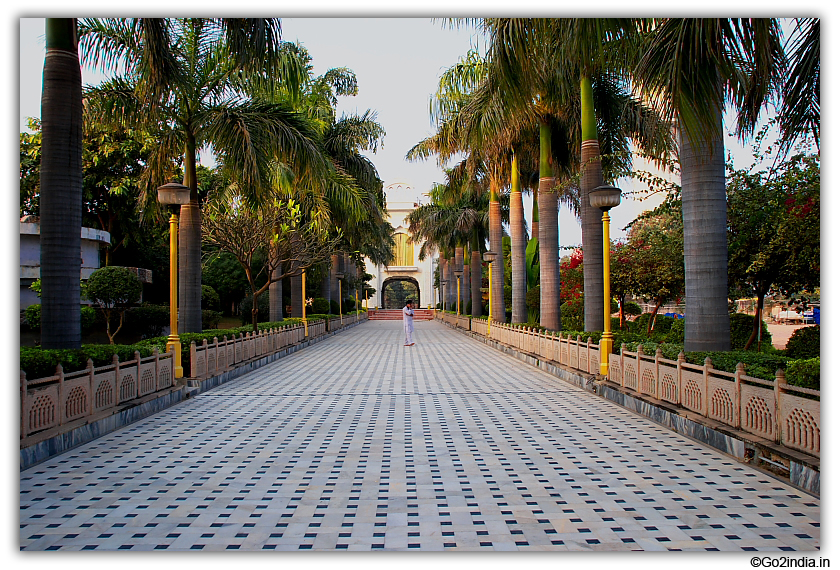 Front side road of Gurudwara inside Gwalior fort