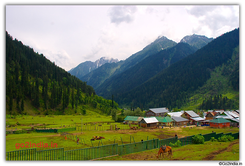 Market Place from the valley while climbing