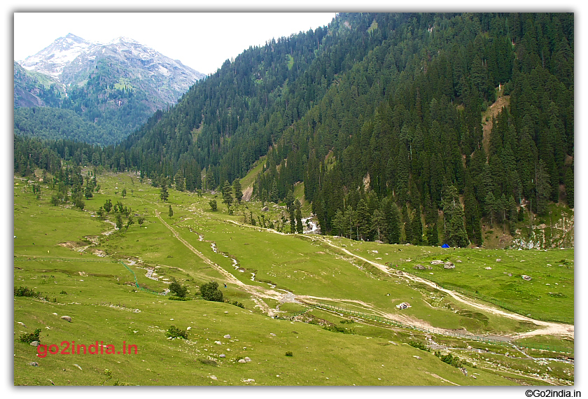 Hill and valley at Aru in Kashmir