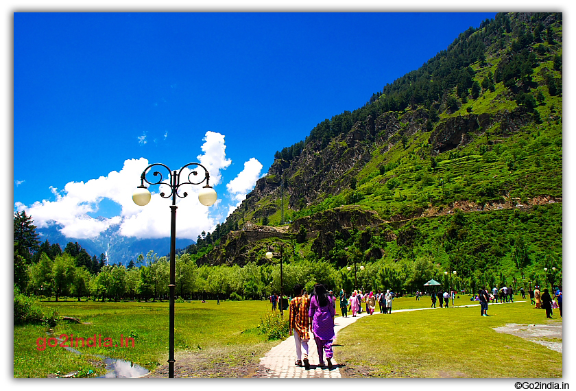 Tourist enjoying at Betaab valley