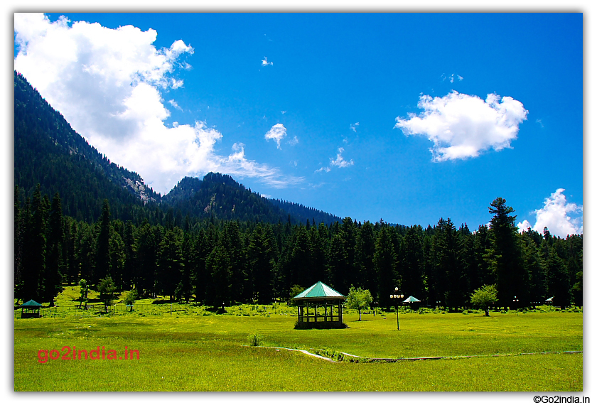 Green all aound Betaab valley