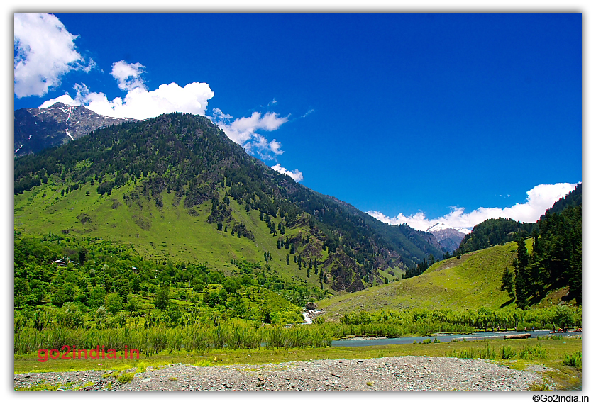 Betaab valley on the way to Sonmarg