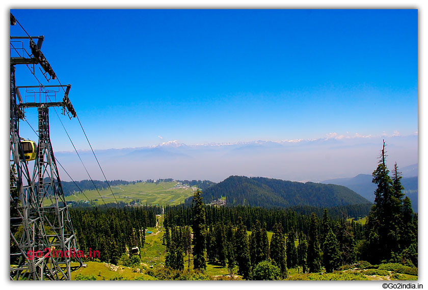 View from top Kangdoor to Gulmarg