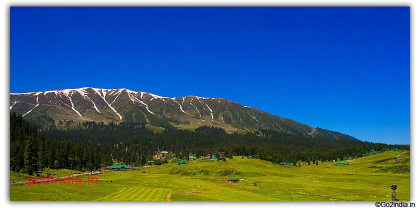 Hills connected by cable car from Gulmarg