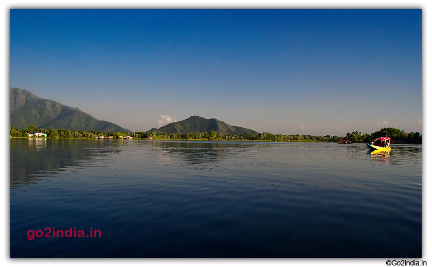 Shikara in Dal Lake Srinagar