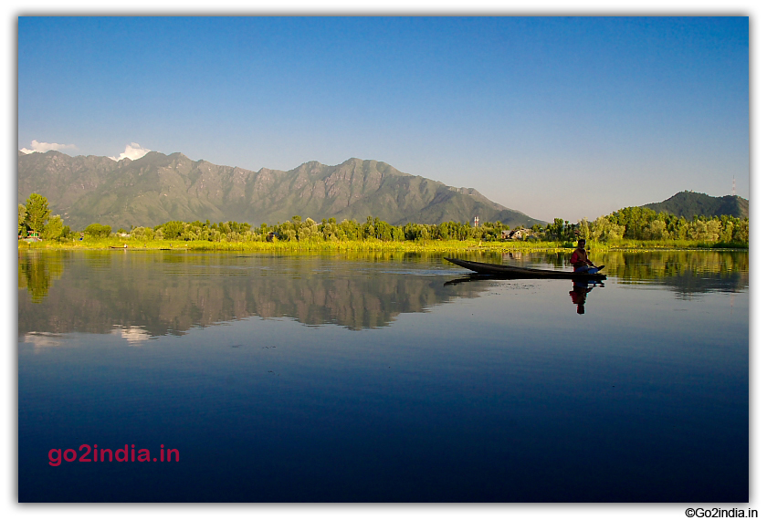 Small Boat  in Dal Lake