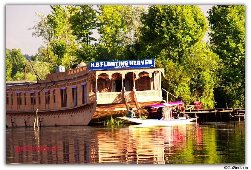 Houseboat in Dal Lake of Srinagar