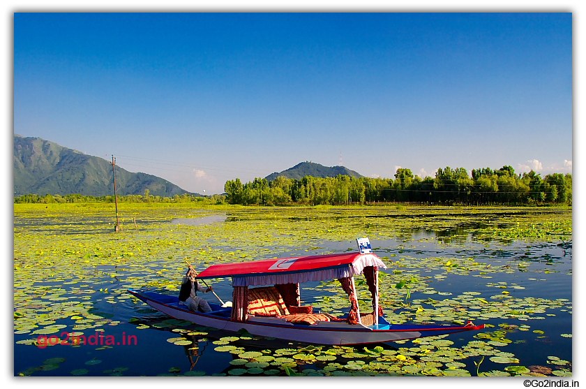 Nagin Lake near Dal Lake at Srinagar