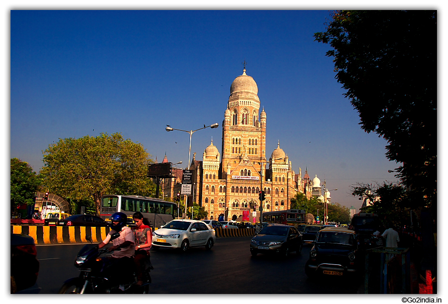 Mumbai municipal corporation from CST station