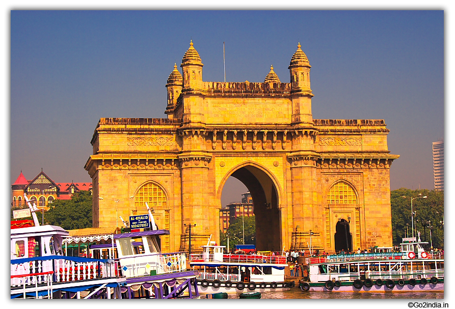 Gateway of India at South Mumbai - From Sea side
