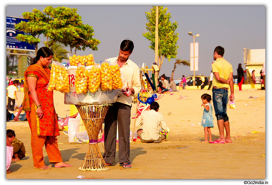 PaniPuri a hot favorite of any beach area for visitors 