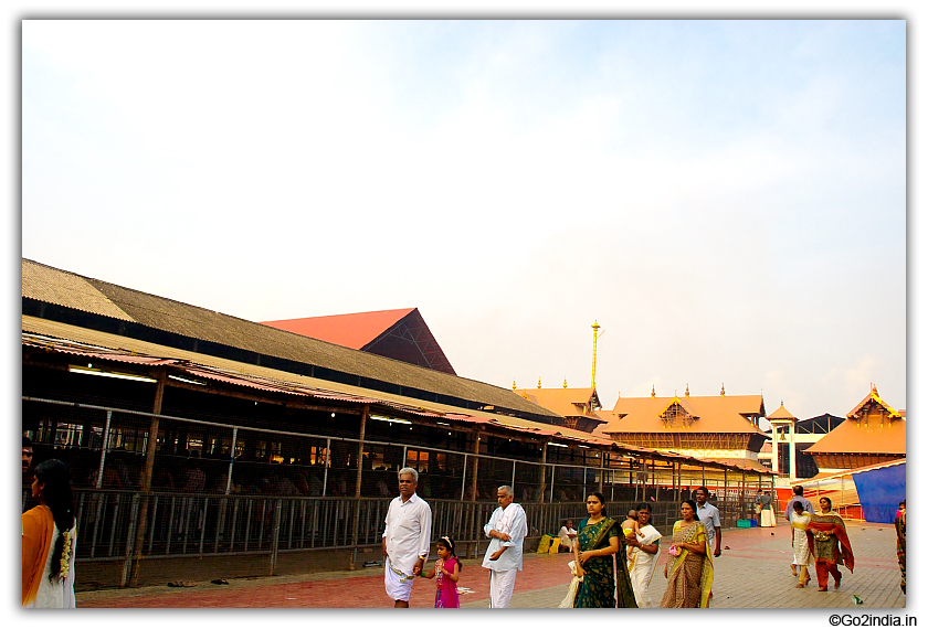 Temple complex at Guruvayur