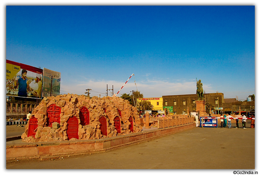 Front of Somanath temple at Gujarat