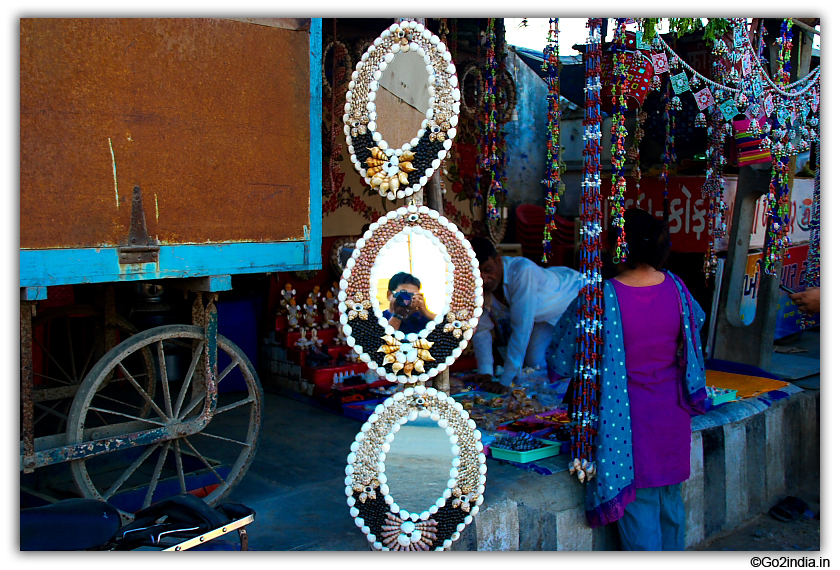Photographer on street at Somnath