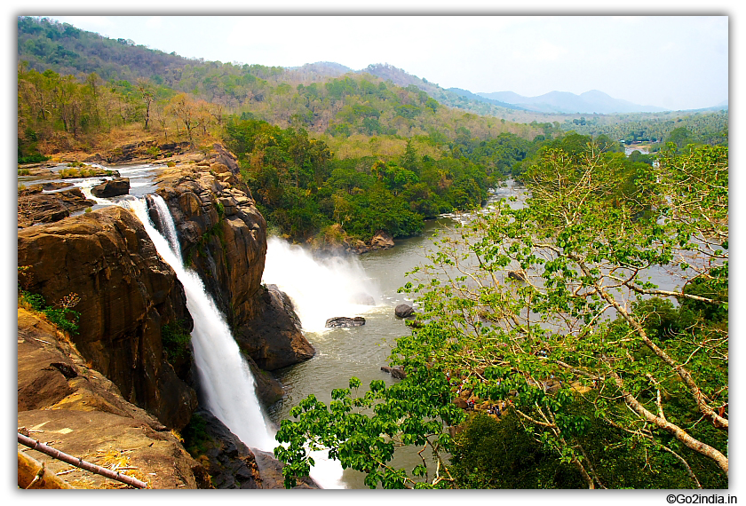Athirapally waterfall near Cochin Kerala
