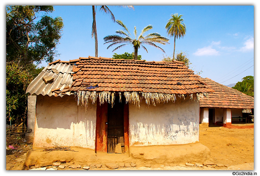 Small hut at Ananthagiri village on the way to Araku