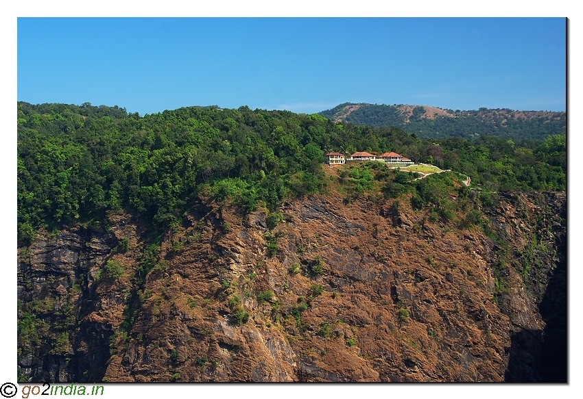 Left side valley spot with resort in Jogfalls Shimoga